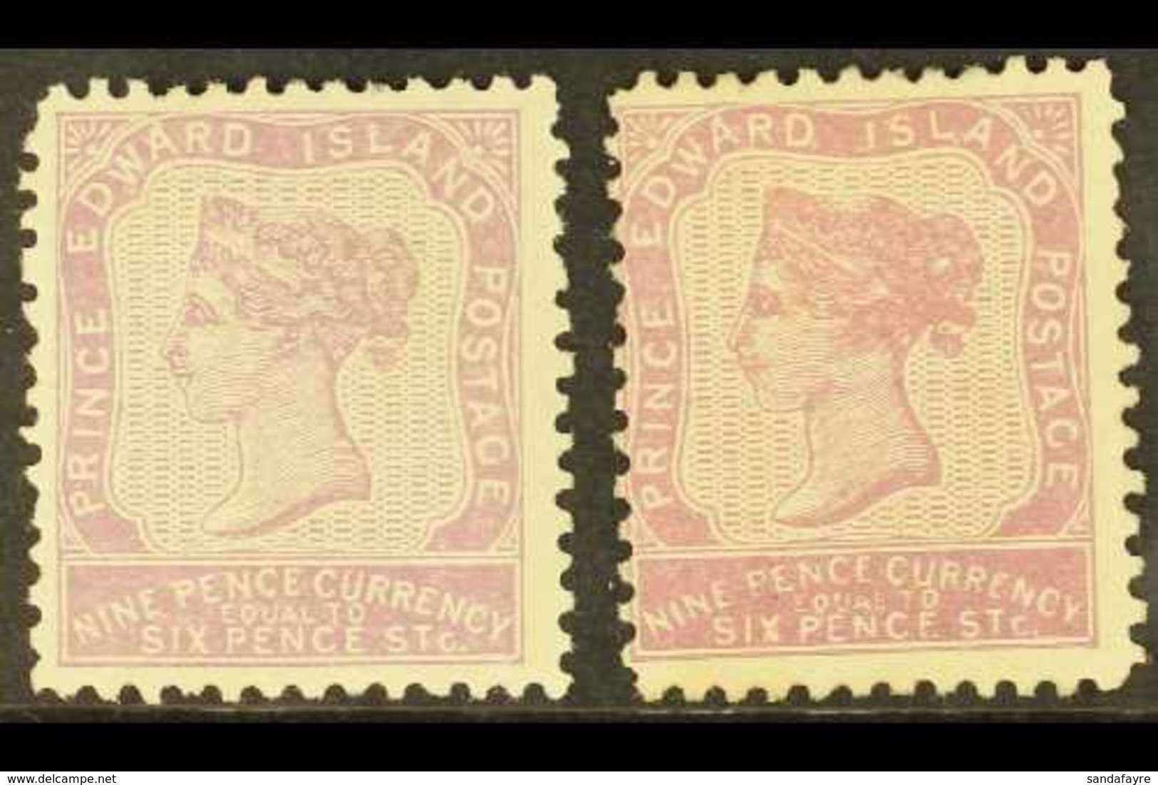 1962-69  9d Lilac, And 9d Reddish Mauve, SG 19/20, Fine Mint, The Latter Centred To Left. (2 Stamps) For More Images, Pl - Sonstige & Ohne Zuordnung