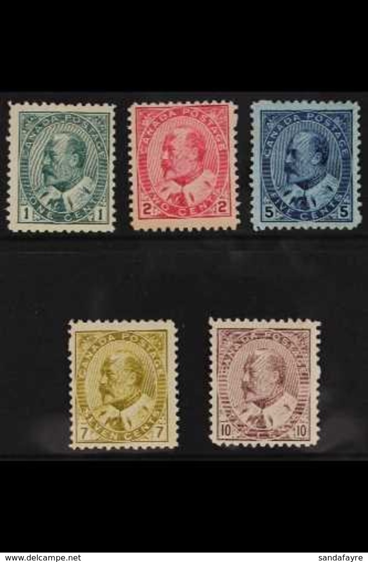 1903  1c To 10c Ed VII, Cheapest Shades, SG 173/184, Fin To Very Fine Mint. (5 Stamps) For More Images, Please Visit Htt - Sonstige & Ohne Zuordnung