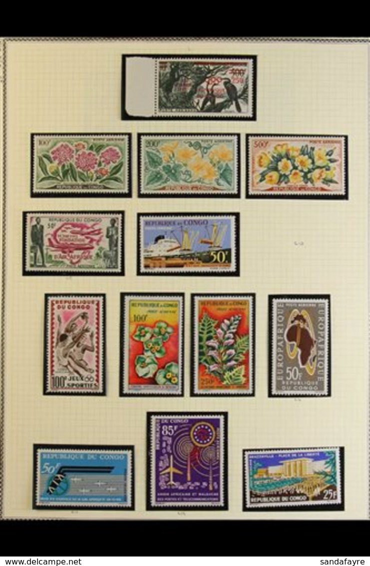1960-1985 "ALPHONSE" NHM AIR POST COLLECTION  A Highly Complete For The Period Collection Of Complete Sets & Miniature S - Other & Unclassified