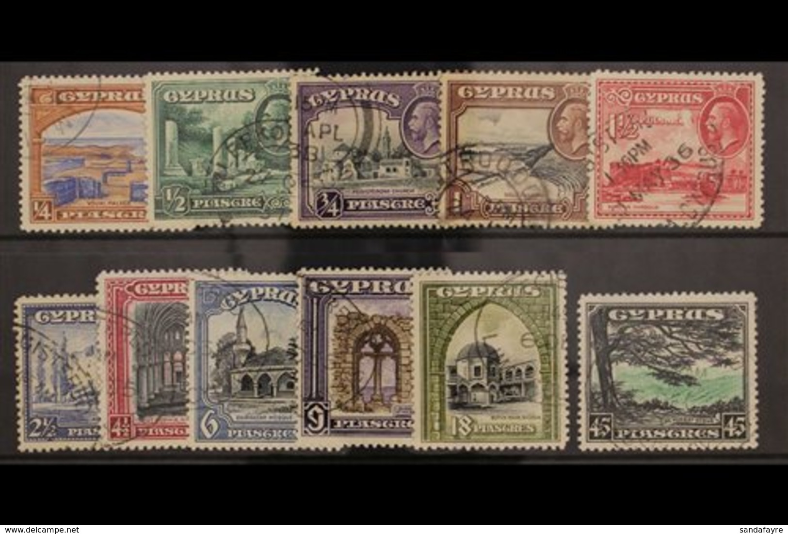 1934  Pictorial Set, SG 133/143, Fine Used. (11 Stamps) For More Images, Please Visit Http://www.sandafayre.com/itemdeta - Other & Unclassified