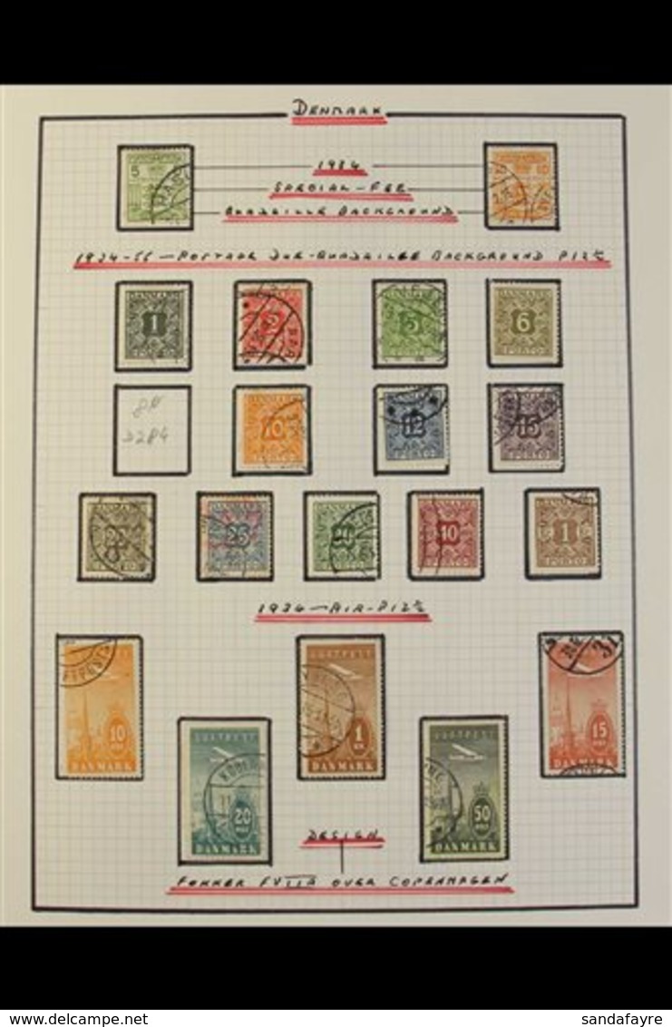 1875-1952 FINE USED COLLECTION.  An Attractive, ALL DIFFERENT Used Collection Presented In A Multi-ring Album With Many  - Otros & Sin Clasificación