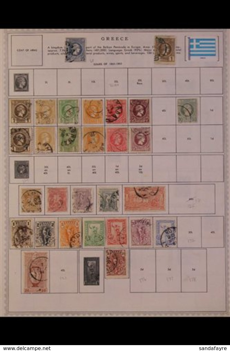 1880's - 1980's ALL DIFFERENT COLLECTION.  A Most Useful, ALL DIFFERENT Mint & Used Collection On Printed Pages, Many Co - Other & Unclassified