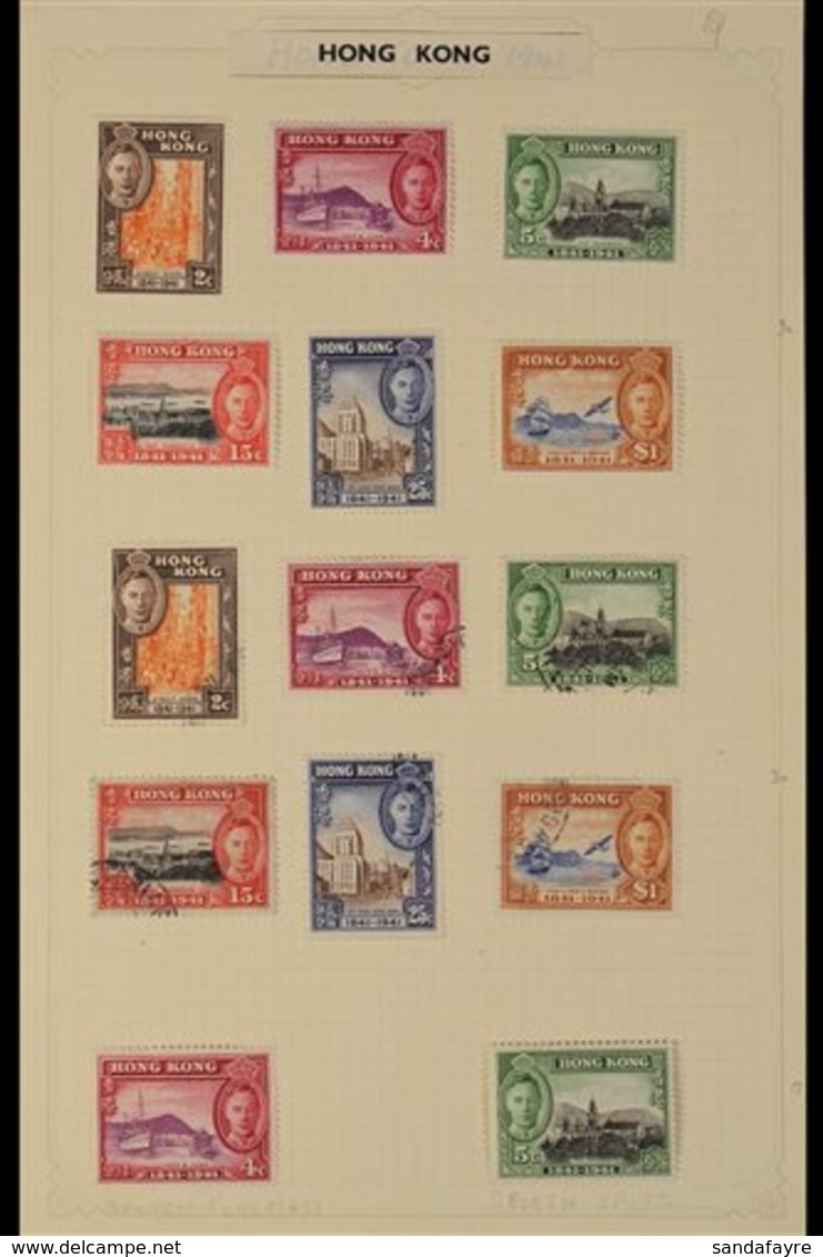 1912-1954 COLLECTION  On Leaves, Mint & Used, Includes 1912-21 25c (x2) Used & $1 Mint, 1921-37 $3 (x2) Used, 1935 Jubil - Sonstige & Ohne Zuordnung