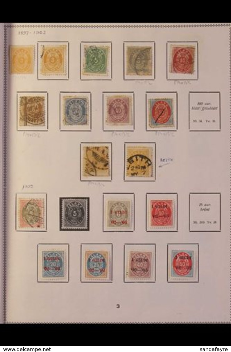 1876 - 1952 INTERESTING OLD TIME COLLECTION  Extensive Collection With Many Better Items Including 1876-95 Perf 14x13½ V - Other & Unclassified