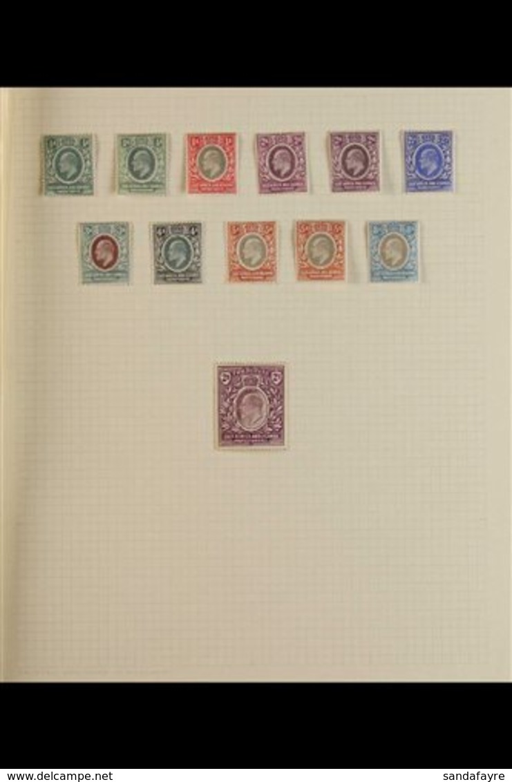 1904-08  KEVII MINT GROUP Includes 1904-07 Wmk MCA All Values To 8a With A Few Additional Values On Chalky Paper, Also 2 - Vide