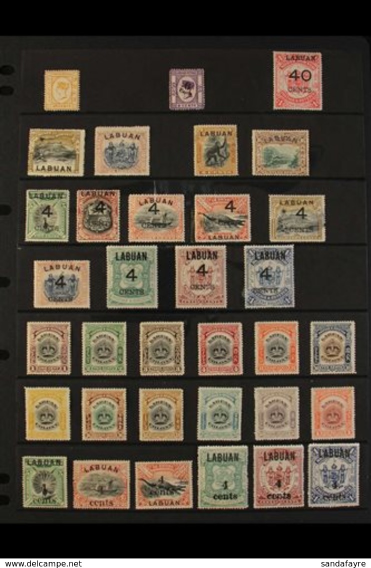 1883-1904 ALL DIFFERENT MINT COLLECTION  Presented On A Stock Page & Includes An 1883 40c, 1891-92 6c On 8c, 1895 40c On - North Borneo (...-1963)