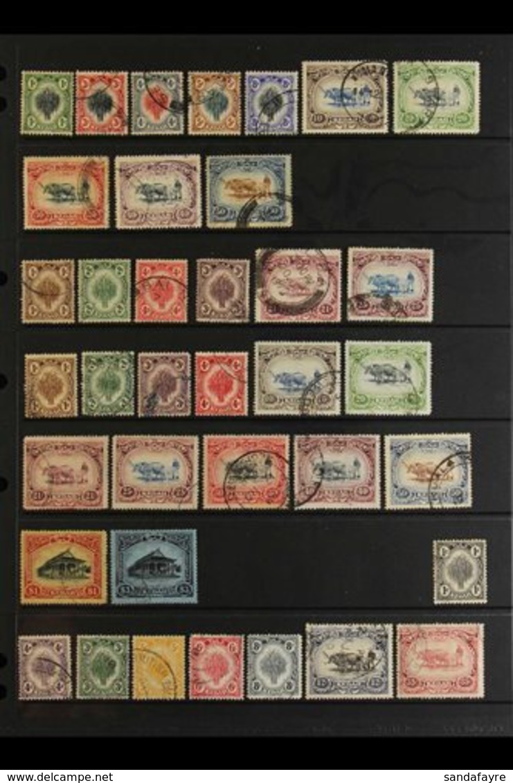 KEDAH  1912-1959 USED COLLECTION On Stock Pages, All Different, Includes 1912 Set To 50c, 1919-21 Set, 1921-32 Set To $1 - Other & Unclassified