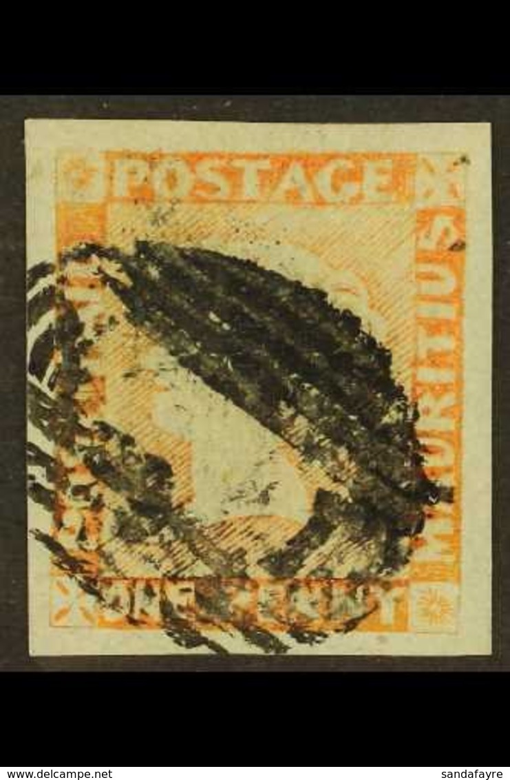 1859  1d Red, SG 23, Used With Skilfully Added Margins. A Lovely Looker! For More Images, Please Visit Http://www.sandaf - Mauritius (...-1967)