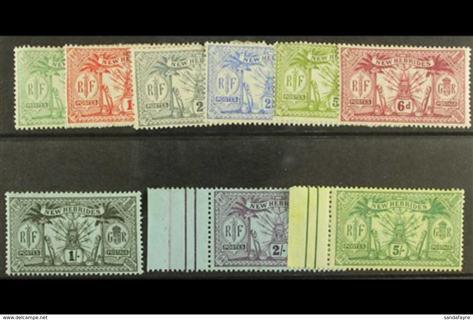 ENGLISH: 1911  Complete Set, SG 18/28, Fine Mint. (9) For More Images, Please Visit Http://www.sandafayre.com/itemdetail - Other & Unclassified