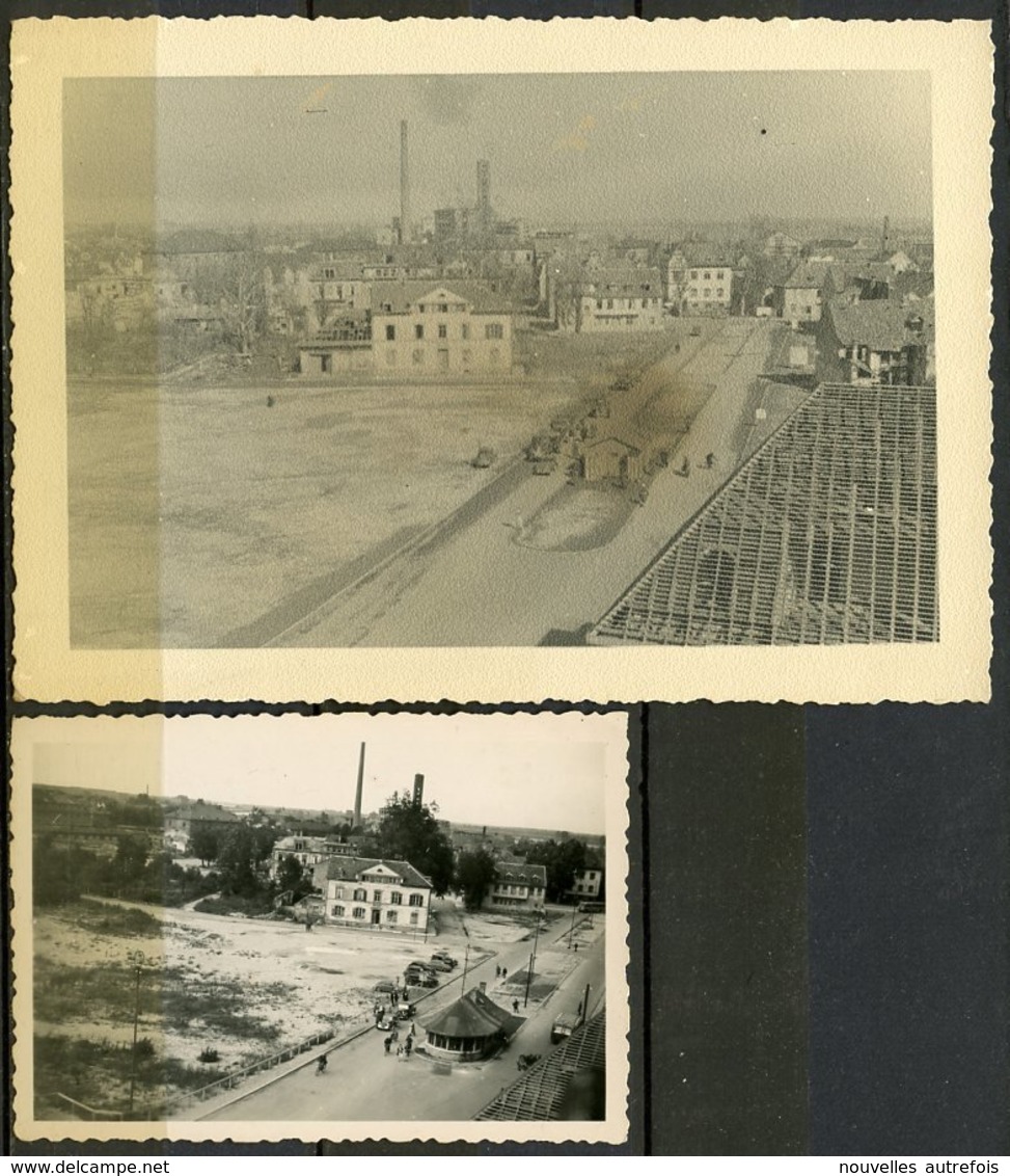 LOT DE PHOTOS DES PONTS SUR LE RHIN - ENTRE STRASBOURG ET KEHL - PHOTOS PRISENT ENTRE 1939 ET APRES 1945 - INFOS LIENS. - Lieux