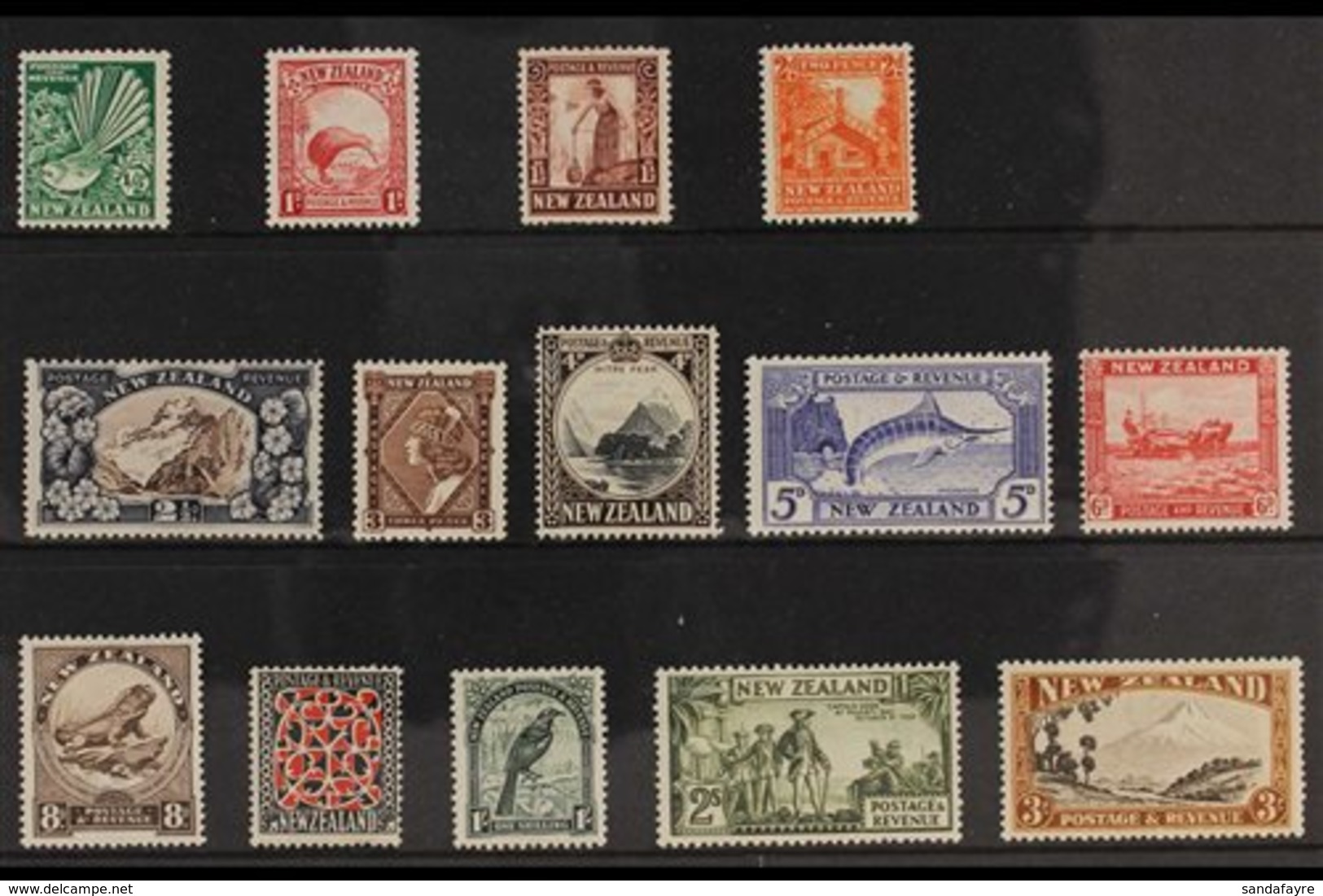 1935-36  KGV Pictorial Definitive Set, SG 556/569, Very Fine Mint (14 Stamps) For More Images, Please Visit Http://www.s - Altri & Non Classificati