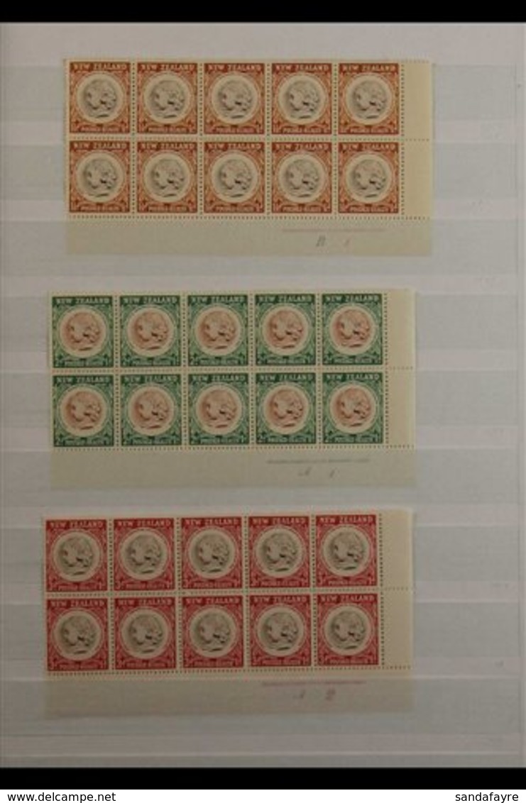 1955-1970 PLATE BLOCK COLLECTION  A Seldom Seen Seen, Commemorative Issues Plate Block Collection, Most Stamps Are Never - Andere & Zonder Classificatie