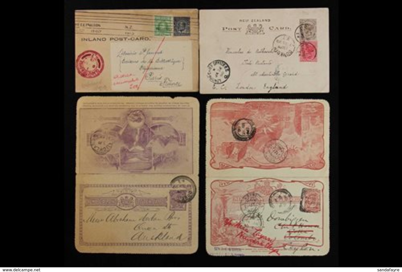 POSTAL STATIONERY  MINT & USED ACCUMULATION, Includes 1899 QV Pictorial Letter Card And Two KEVII Letter Cards, All Used - Other & Unclassified