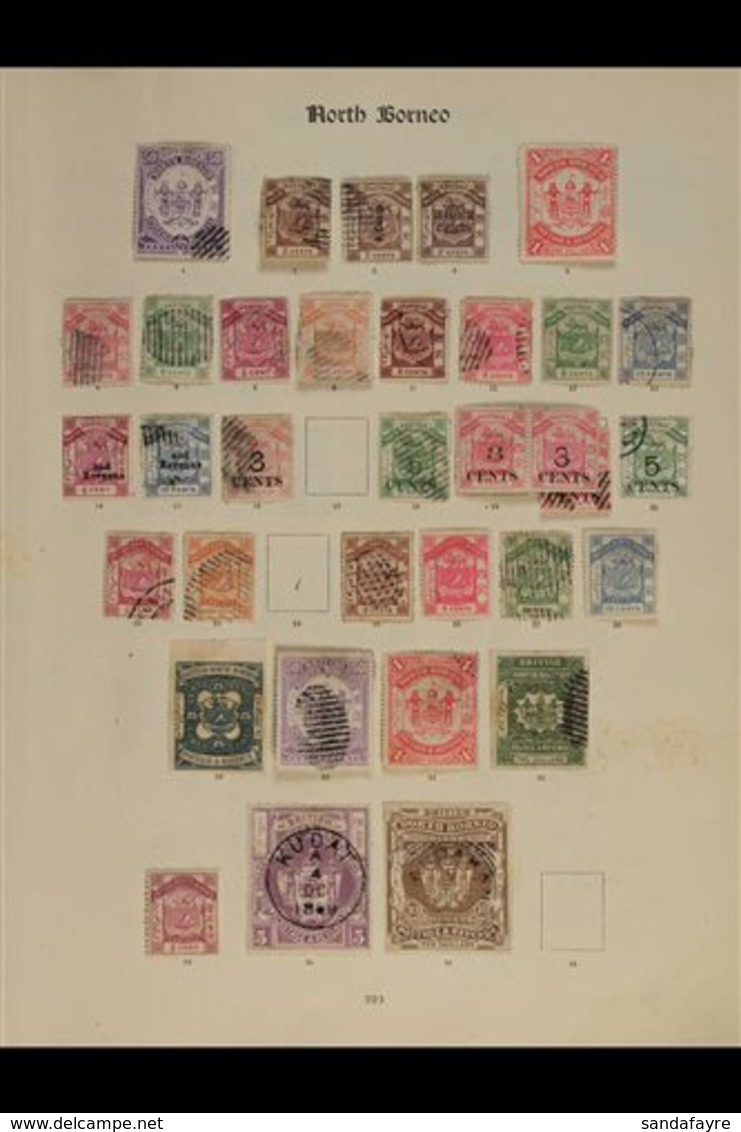 1883 - 1923 TREMENDOUS COLLECTION ON "IMPERIAL" ALBUM PAGES.  A Mint & Used Collection On 10 SG "Imperial" Album Pages W - Nordborneo (...-1963)