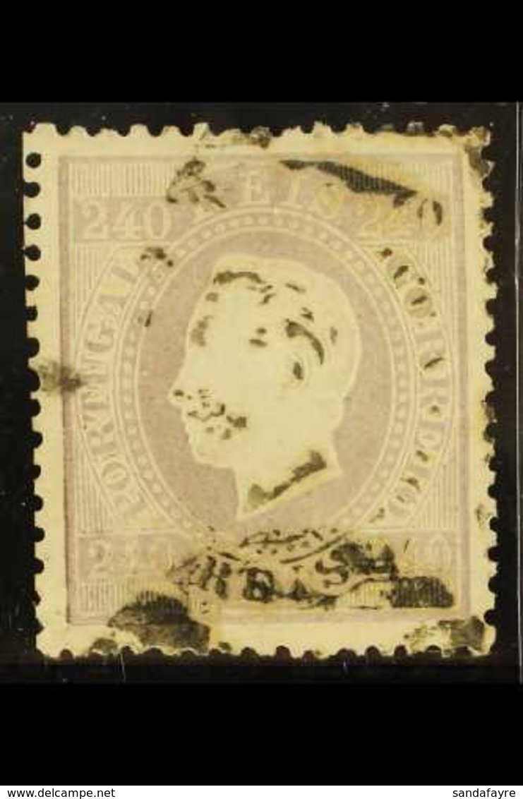 1870  240r lilac, Straight Label, perf.12½, Mi 44xB, Fine Used. For More Images, Please Visit Http://www.sandafayre.com/ - Altri & Non Classificati