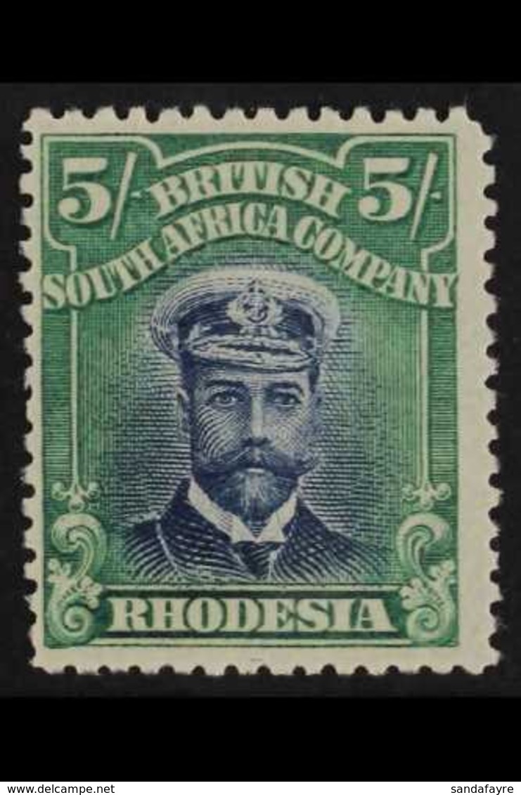 1913 - 19  5s Blue And Blue Green, Admiral, Head Die II, Perf 14, SG 239, Very Fine And Fresh Mint. For More Images, Ple - Other & Unclassified