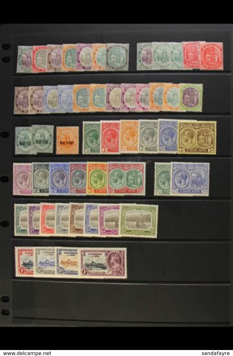 1903-35 FINE MINT RANGES  Incl. 1903 To 2s, 1905-18 Incl. Better Colours And Chalky Papers Incl. All 6d Shades, Both As  - St.Kitts Und Nevis ( 1983-...)