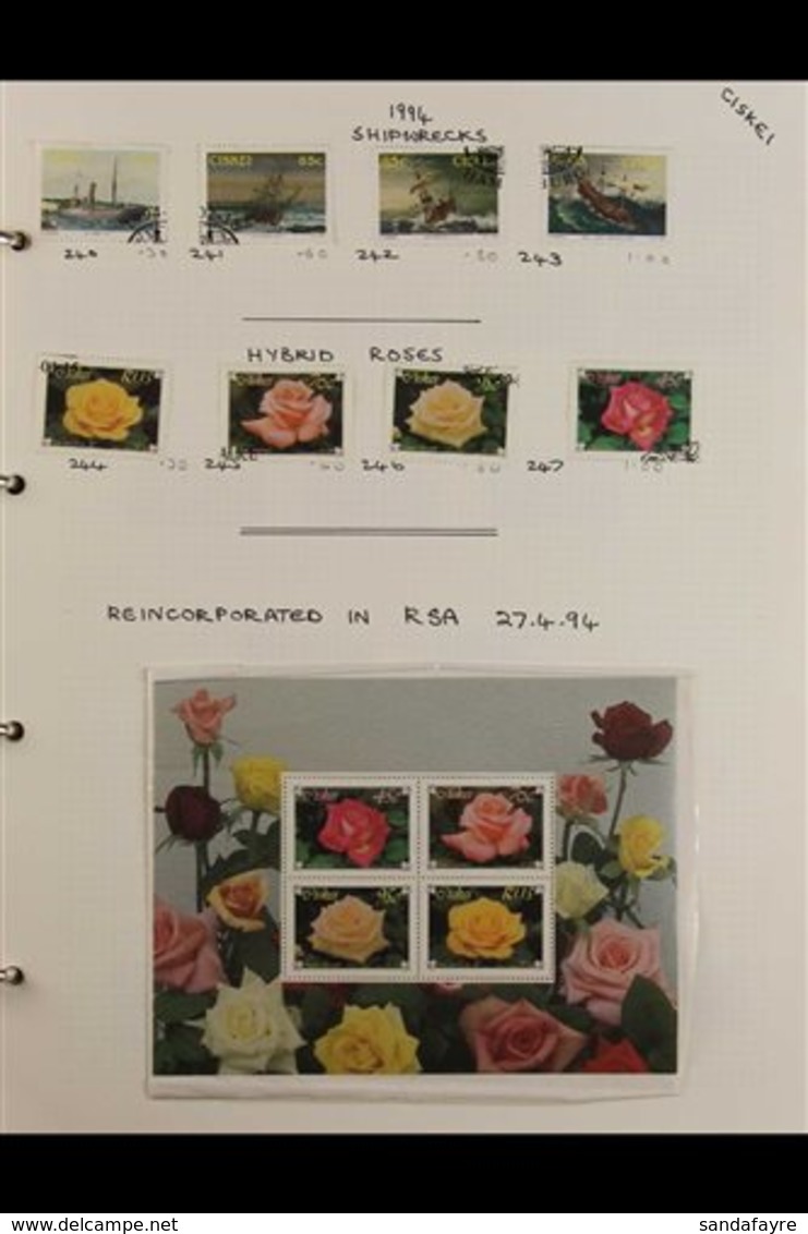 1977-1994 ALL DIFFERENT COLLECTION  In An Album. A Delightful And Extensive Array Of Never Hinged Mint Sets And Fine Use - Ohne Zuordnung