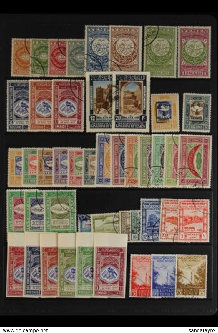 1931-1970s MINT & USED MISCELLANY  A Largely Unchecked, Mint/nhm & Used Assembly On Album Pages, Stock Pages, On Stock C - Yemen