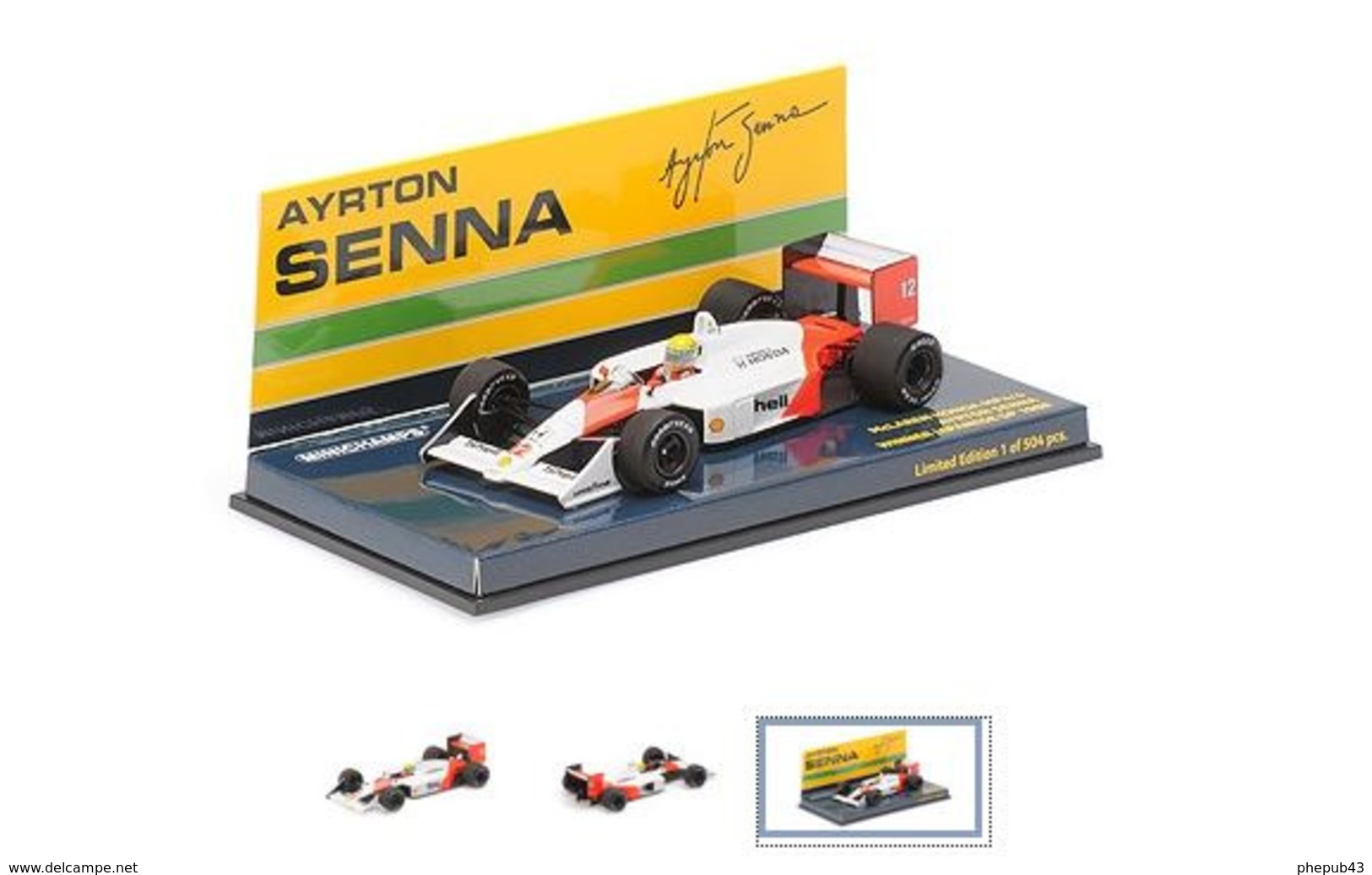 McLaren Honda MP4/4 – Ayrton Senna - 1st Japanese GP 1988 #12 - Minichamps - Minichamps