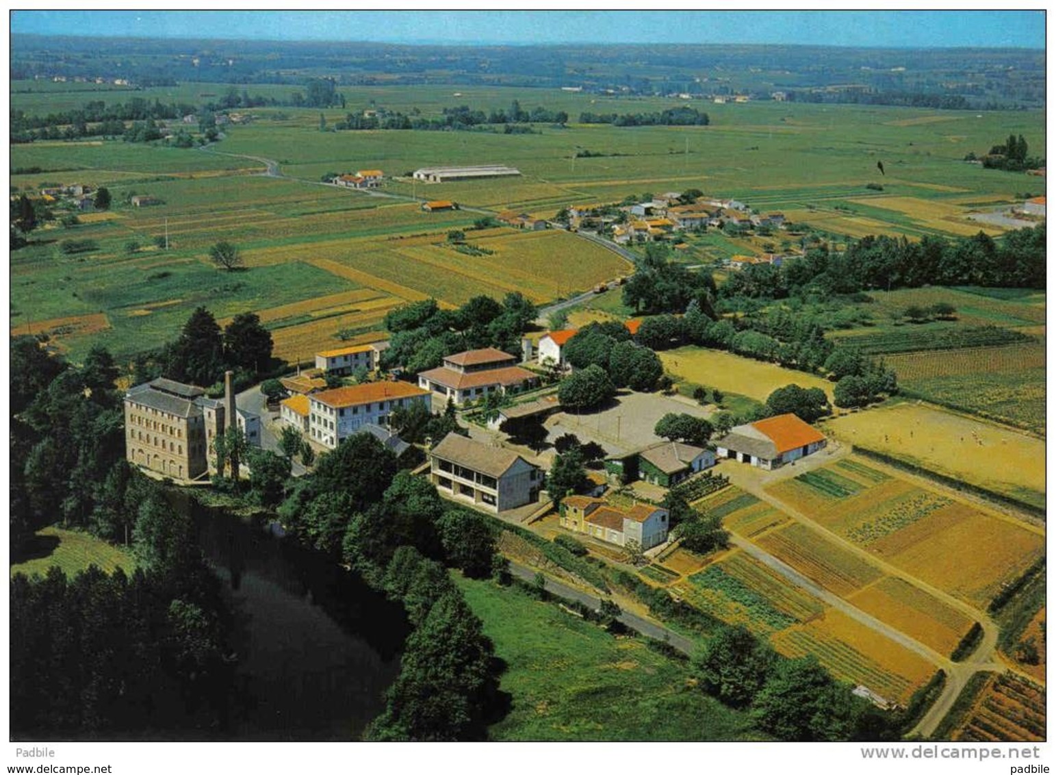 Carte Postale 43. Gorges Vue D'avion Trés Beau Plan - Gorges