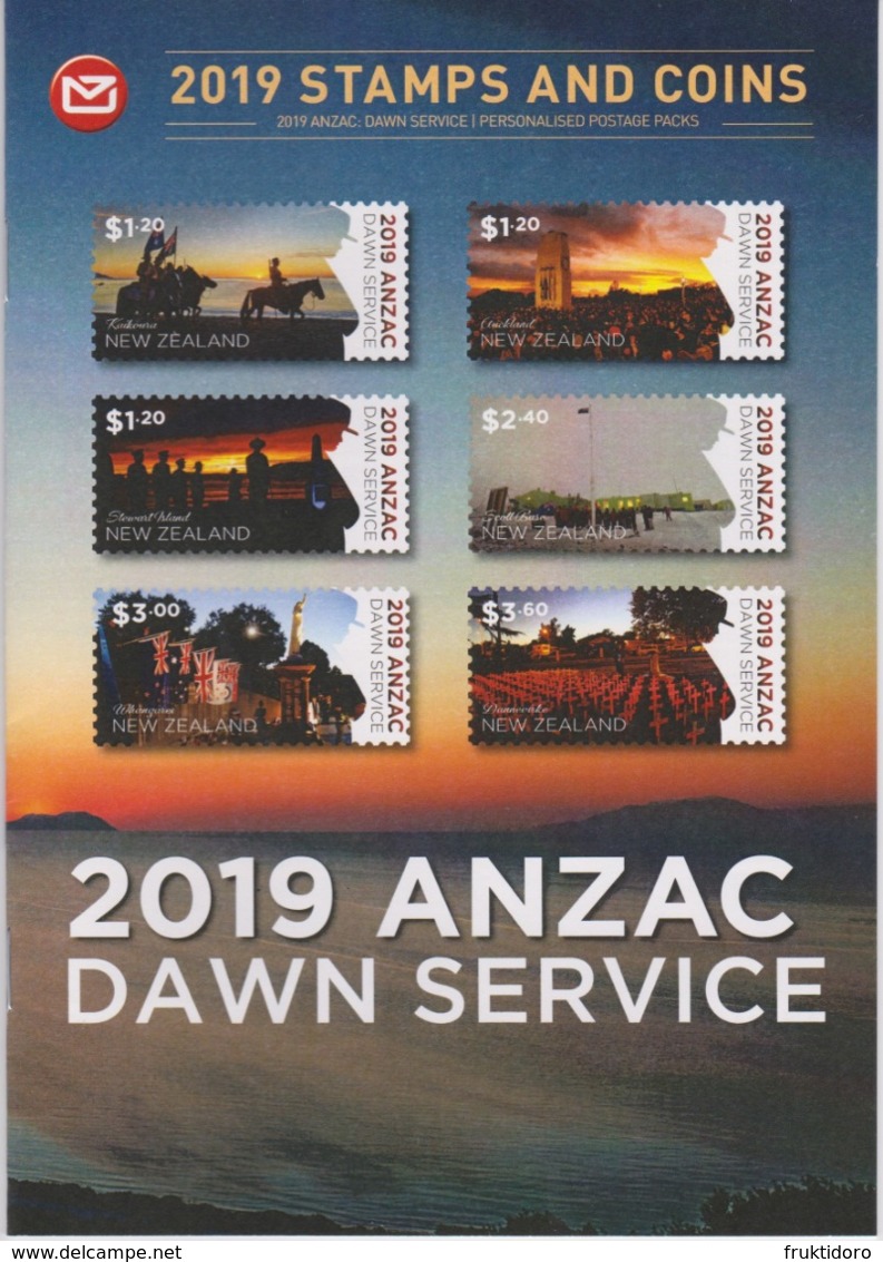 New Zealand Brochures 2019 ANZAC Dawn Service - Soldiers - Horses - Flags - Collezioni & Lotti