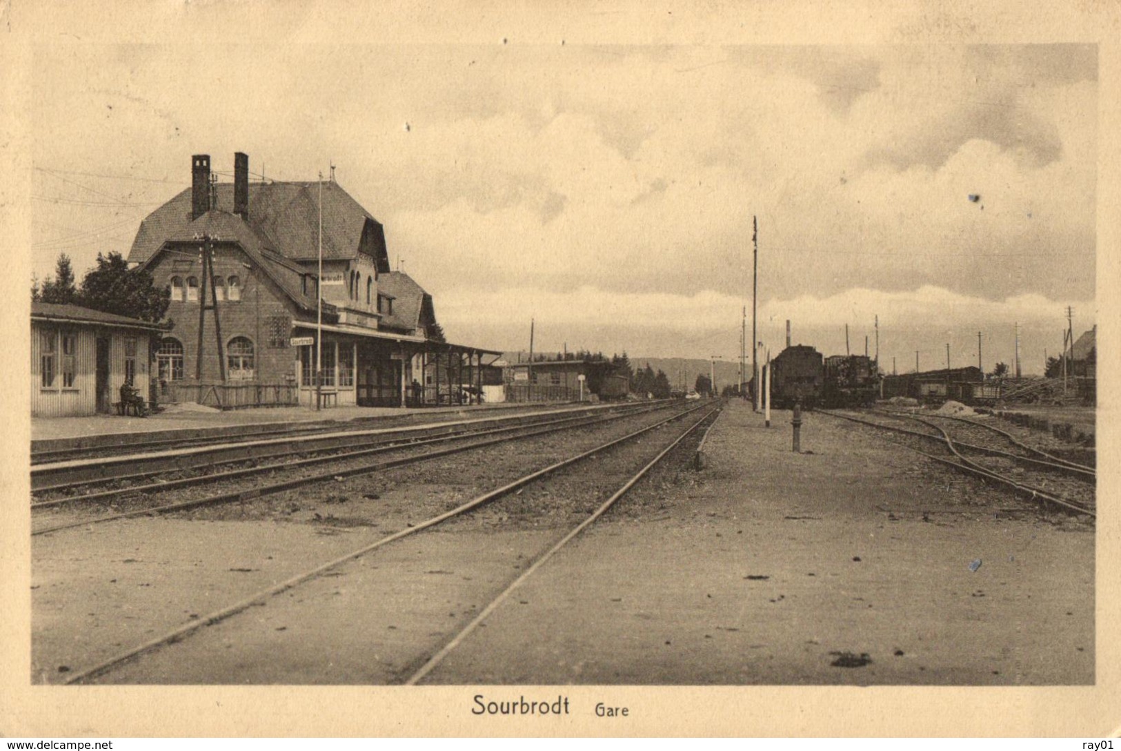 BELGIQUE - LIEGE - WAIMES - Sourbrodt, Gare. - Verviers