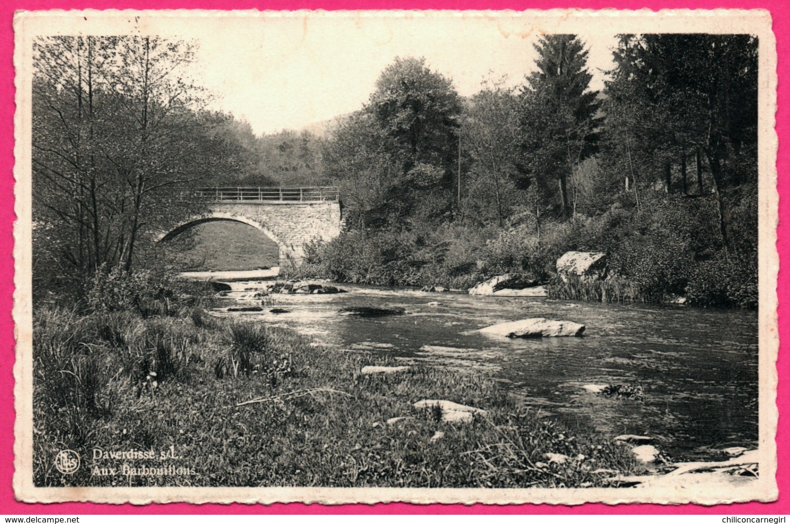 Cp Dentelée - Daverdisse - Aux Barbouillons - Edit. OUDAR SŒURS - NELS - Daverdisse