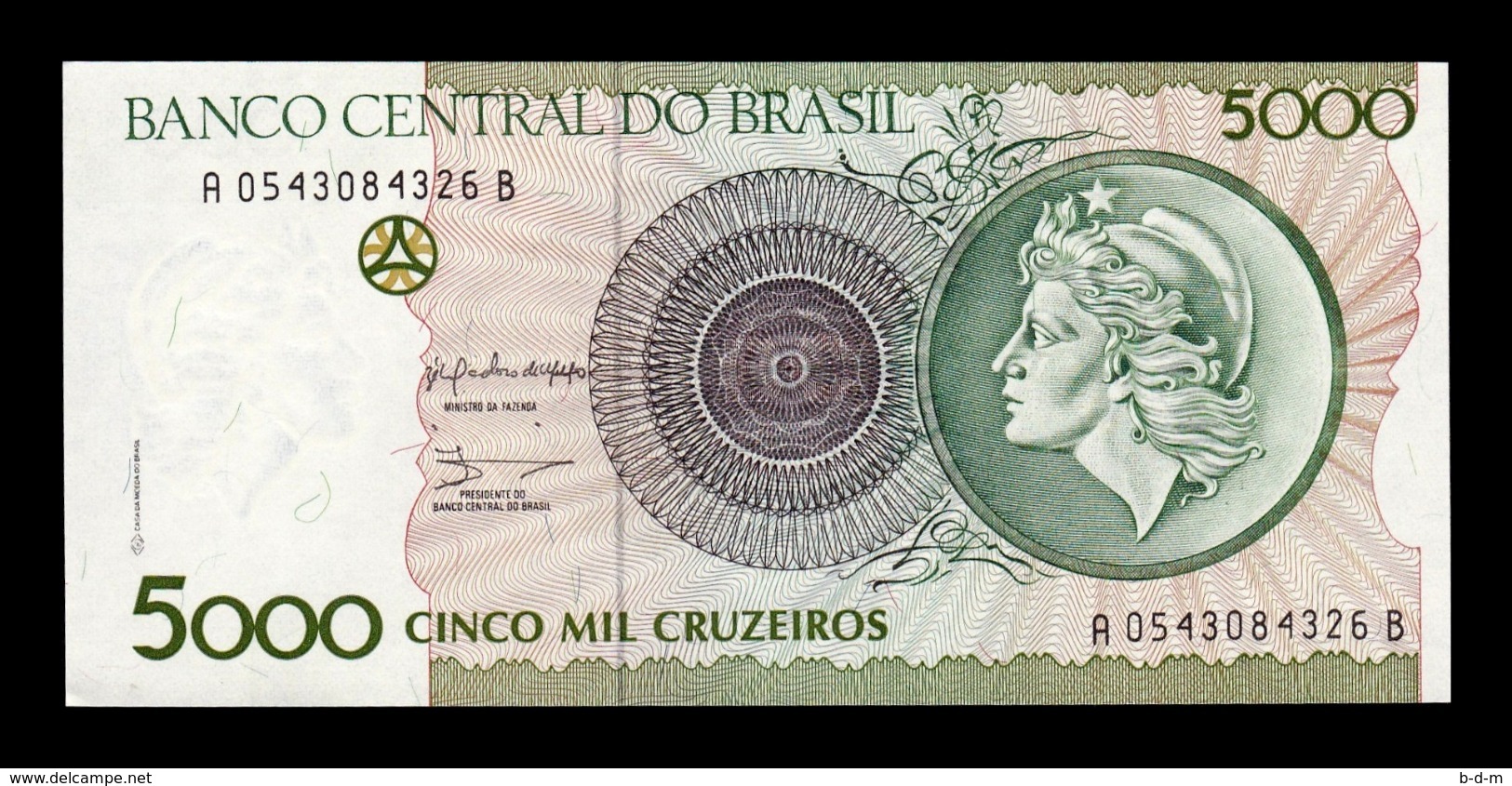 Brasil Brazil 200 Cruzeiros 1990 Pick 225b SC UNC - Brasil