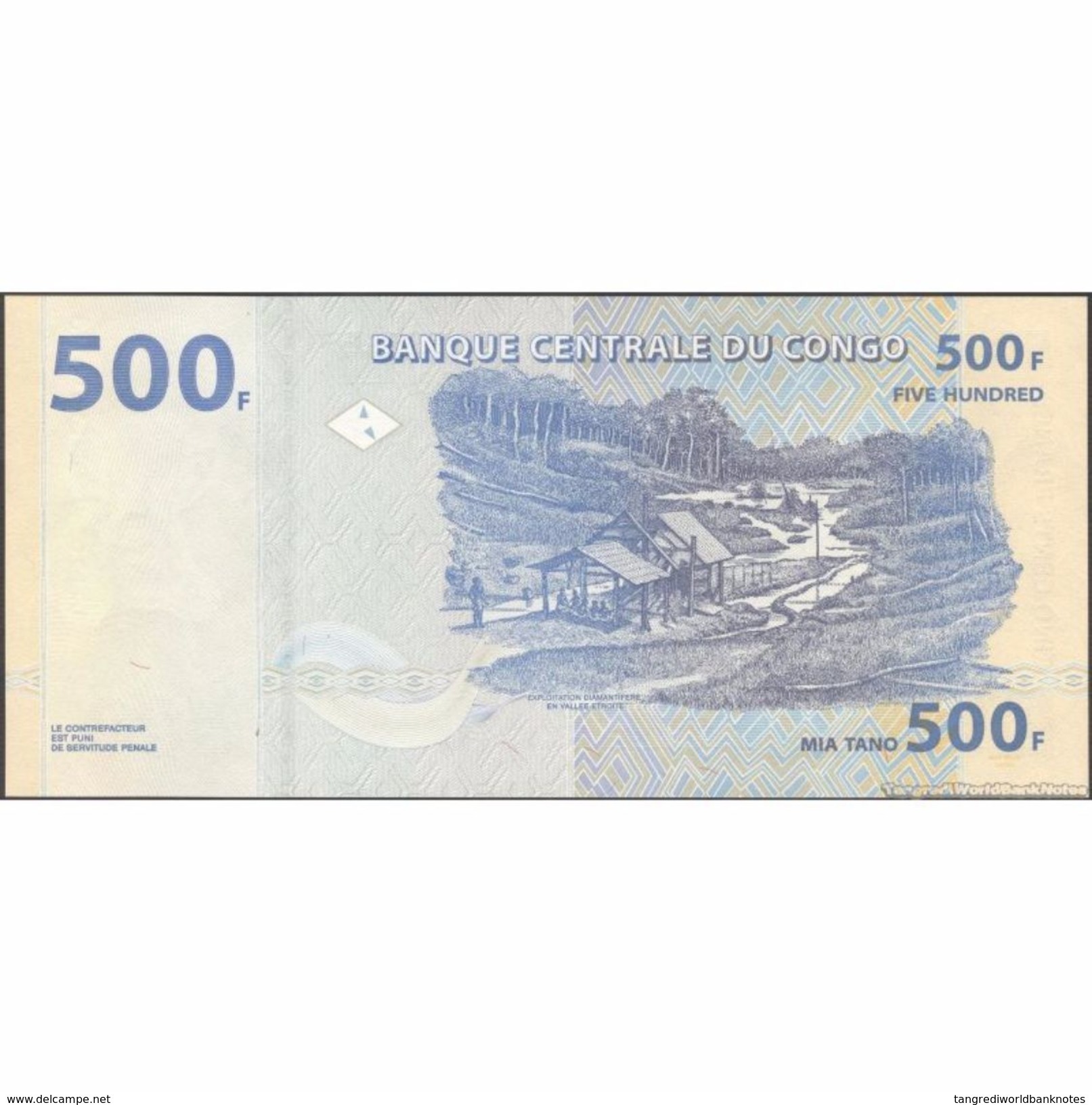 TWN - CONGO DEM. REP. 96B - 500 Francs 4.1.2002 PE-S (OFZ) UNC - Repubblica Democratica Del Congo & Zaire