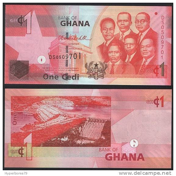 Ghana P 37 B - 1 Cedi 6.3.2010 - UNC - Ghana