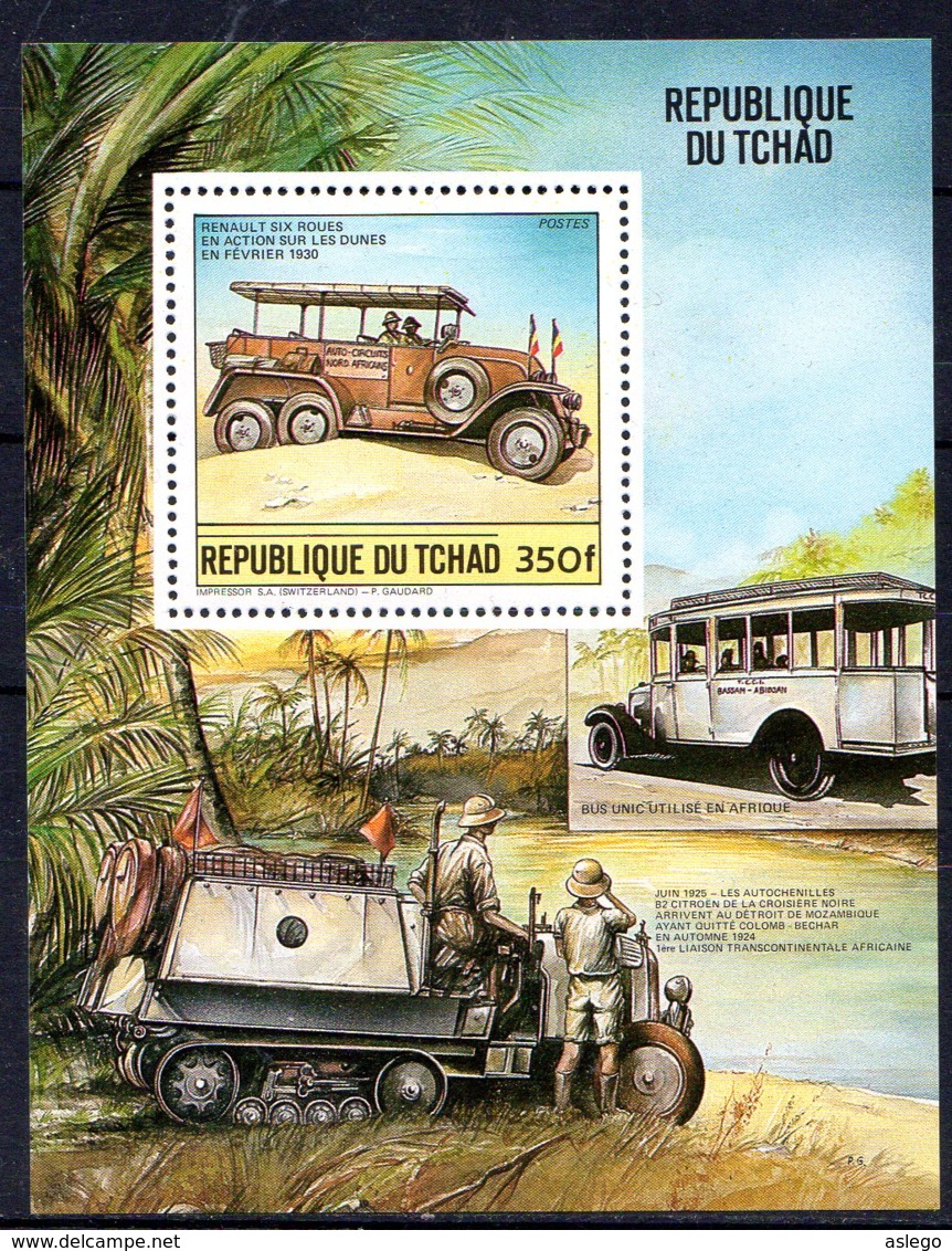 2008 Tchad, Renault, Exploration, Citroen, Unic - Chad (1960-...)