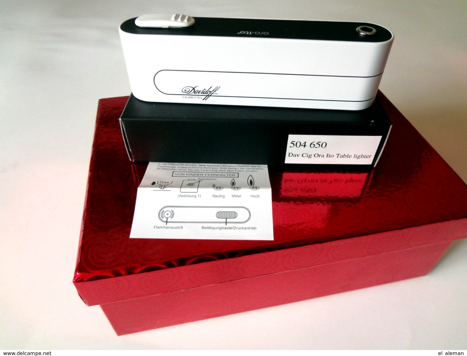 DAVIDOFF Feuerzeug,Briquet,Lighter,Gasfeuerzeug,limited Edition,Cigar,Humidor, Neu - Other & Unclassified