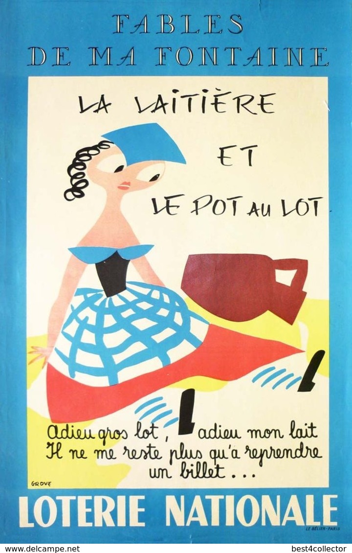 @@@ MAGNET - Loterie Nationale La Laitiere - Advertising