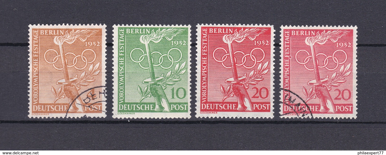 Berlin - 1952 - Michel Nr. 88/90 - Gest./Postfrisch - 58 Euro - Usati