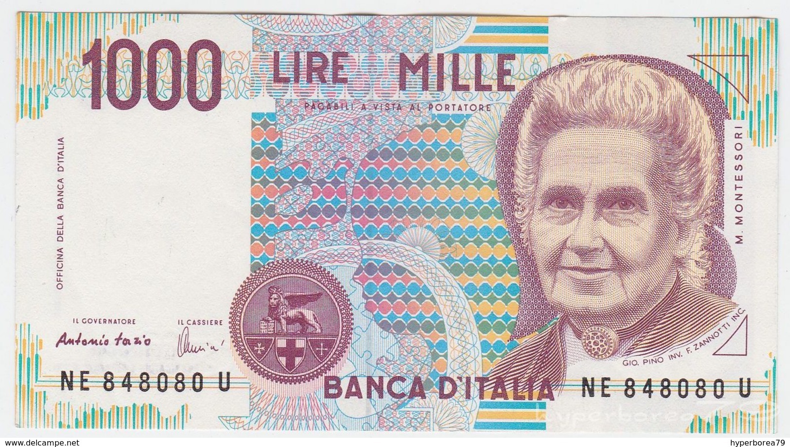 Italy P 114 C - 1000 1.000 Lire 3.10.1990 - VF - 1000 Lire