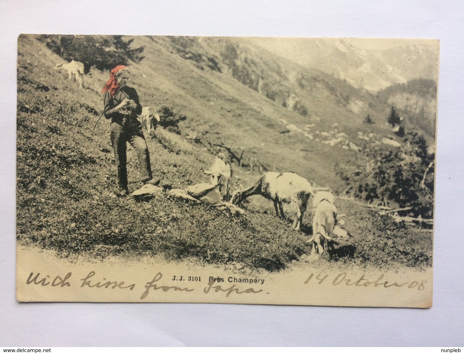 SWITZERLAND - Pres Champery - J.J. 3101 - 1909 - Champéry