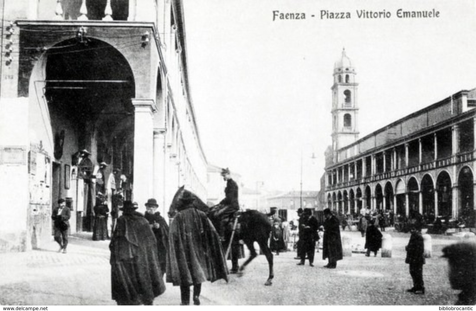 ITALIA - FAENZA -  Vista Animata Di PIAZZA  VITTORIO  EMANUELE - Faenza