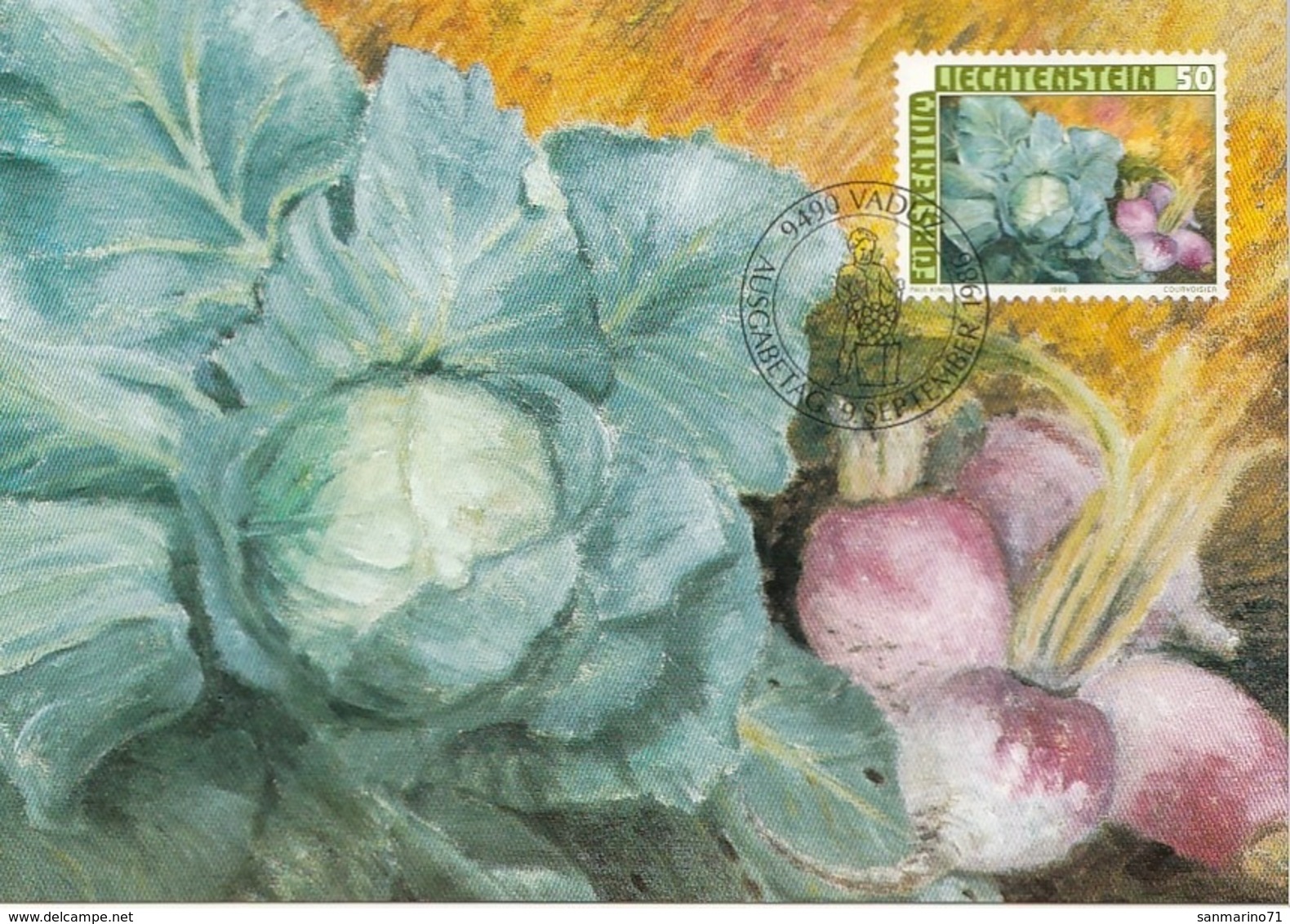 LIECHTENSTEIN Maximum Card 904 - Vegetazione