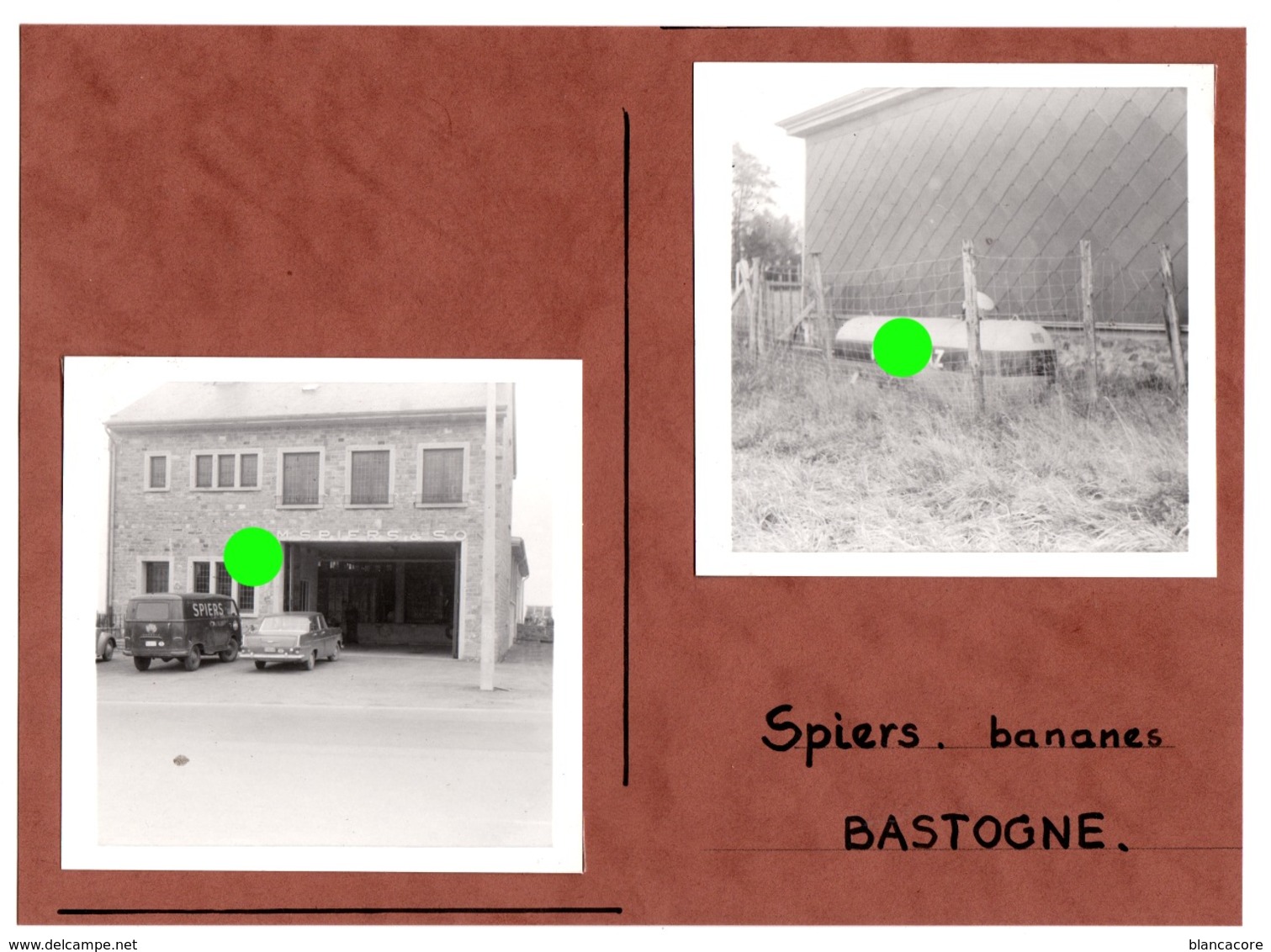 BASTOGNE Vers 1955 Construction Du Commerce SPIERS ( Bananes  ? ) - Lieux