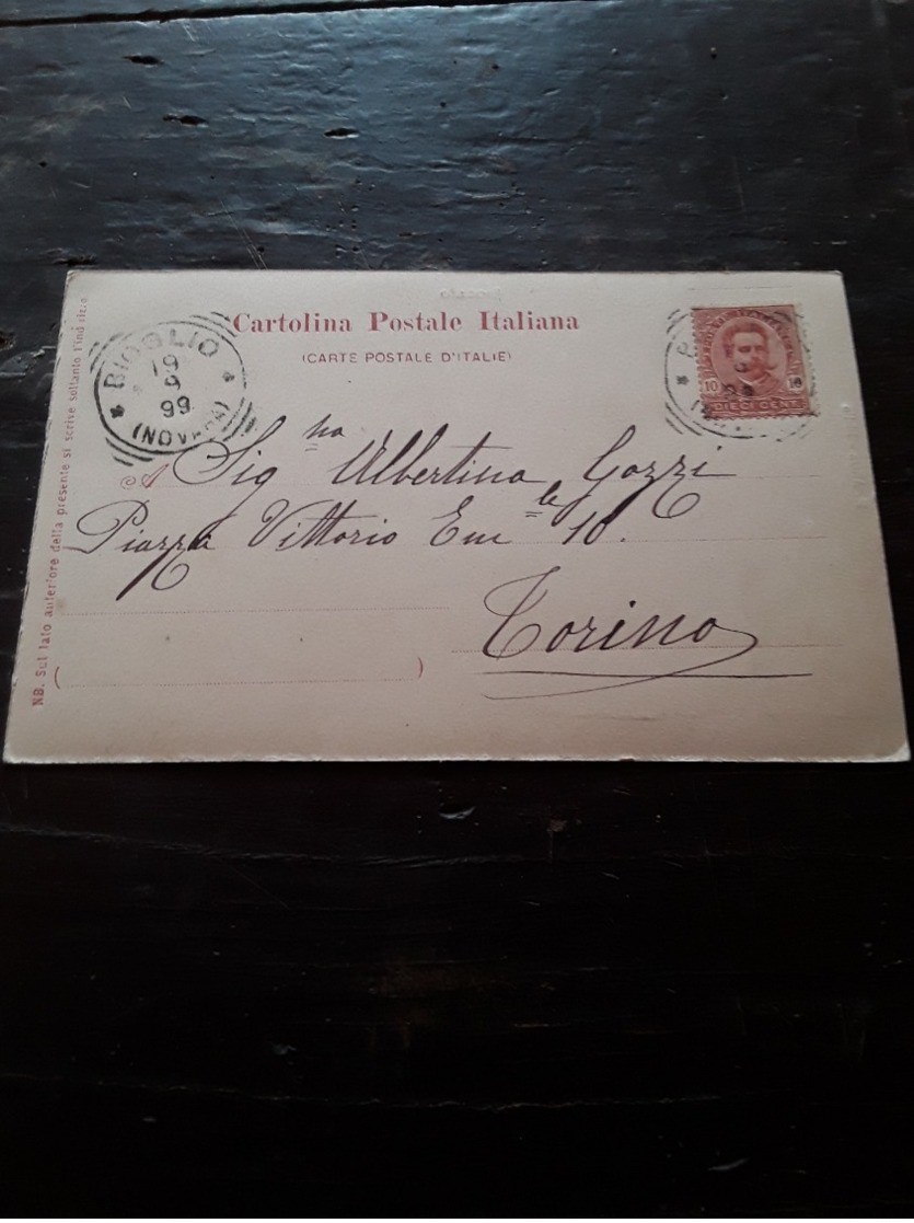 Cartolina Postale 1899, Bioglio, Viaggiata - Vercelli