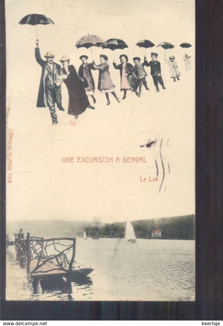 Genval - Excursion - Le Lac - 1918 - Autres & Non Classés