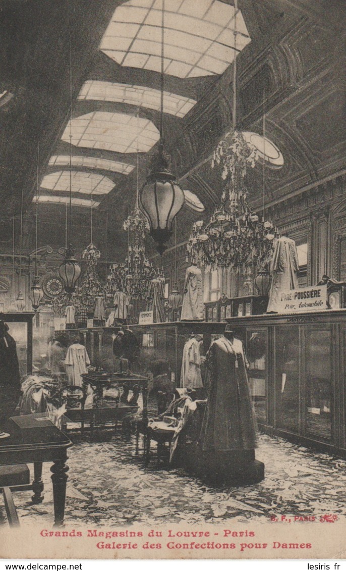 CP - GRANDS MAGASINS DU LOUVRE - PARIS - GALERIE DES CONFECTIONS POUR DAMES - B. F. - Autres & Non Classés