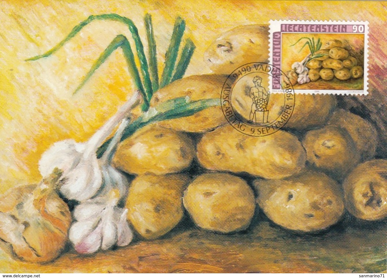 LIECHTENSTEIN Maximum Card 906 - Vegetables