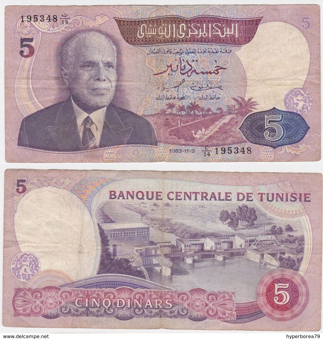 Tunisia P 79 - 5 Dinars 3.11.1983 - Fine+ - Tunisia