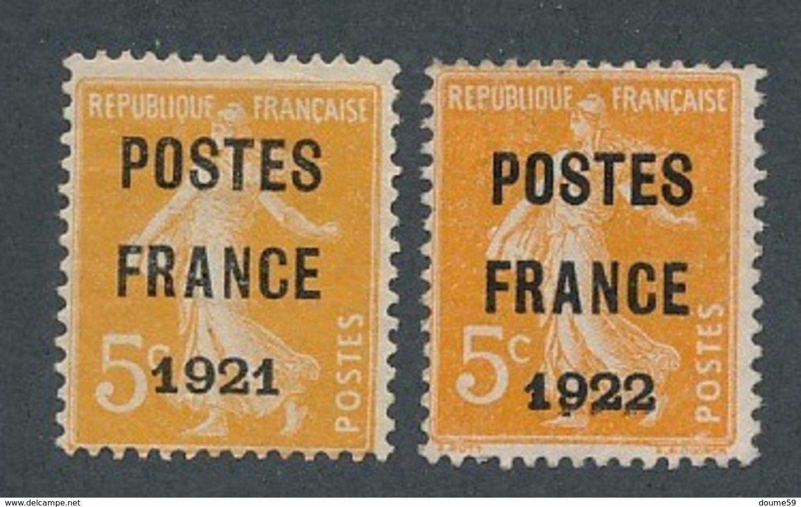 DB-318. FRANCE: Lot  Préo N°33-36  NSG - 1893-1947