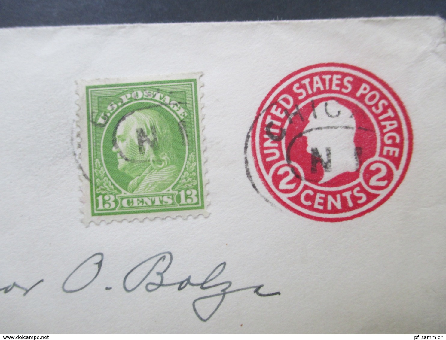 USA 1923 Registered Letter GA Mit ZuF Nr. 235 Chicago - Freiburg Social Philately Dr. Oskar Bolza Mathematiker - Storia Postale