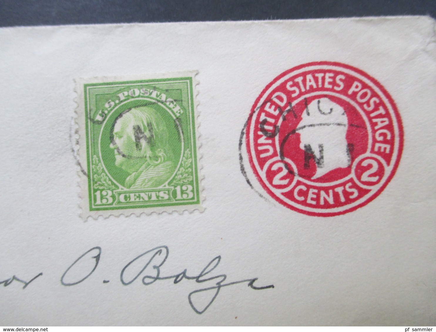 USA 1923 Registered Letter GA Mit ZuF Nr. 235 Chicago - Freiburg Social Philately Dr. Oskar Bolza Mathematiker - Cartas & Documentos