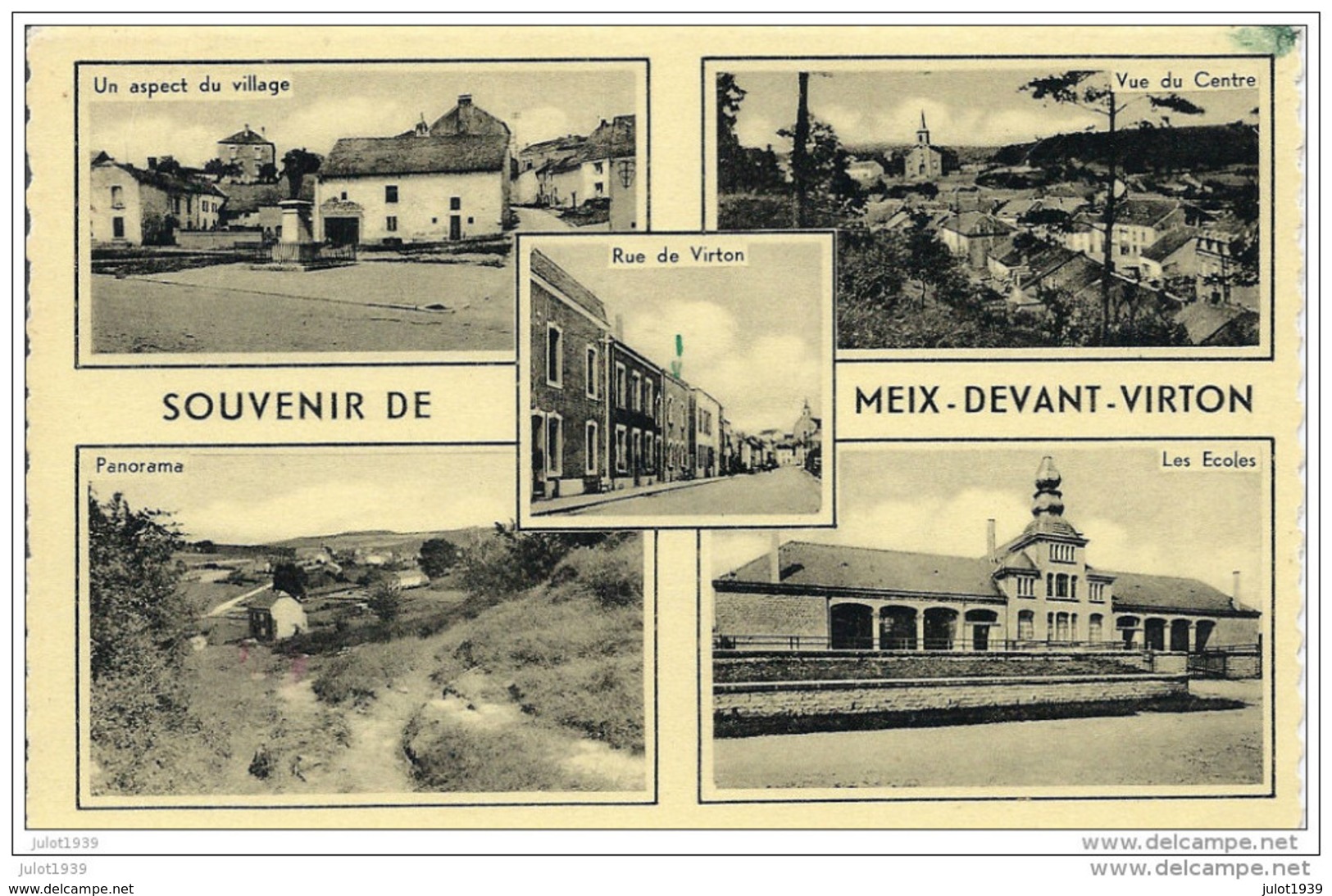 MEIX ..-- Souvenir De ....   1965 Vers WAVRE ( NOPRI - FAMA , Signé Jeanine ) . Voir Verso . - Meix-devant-Virton