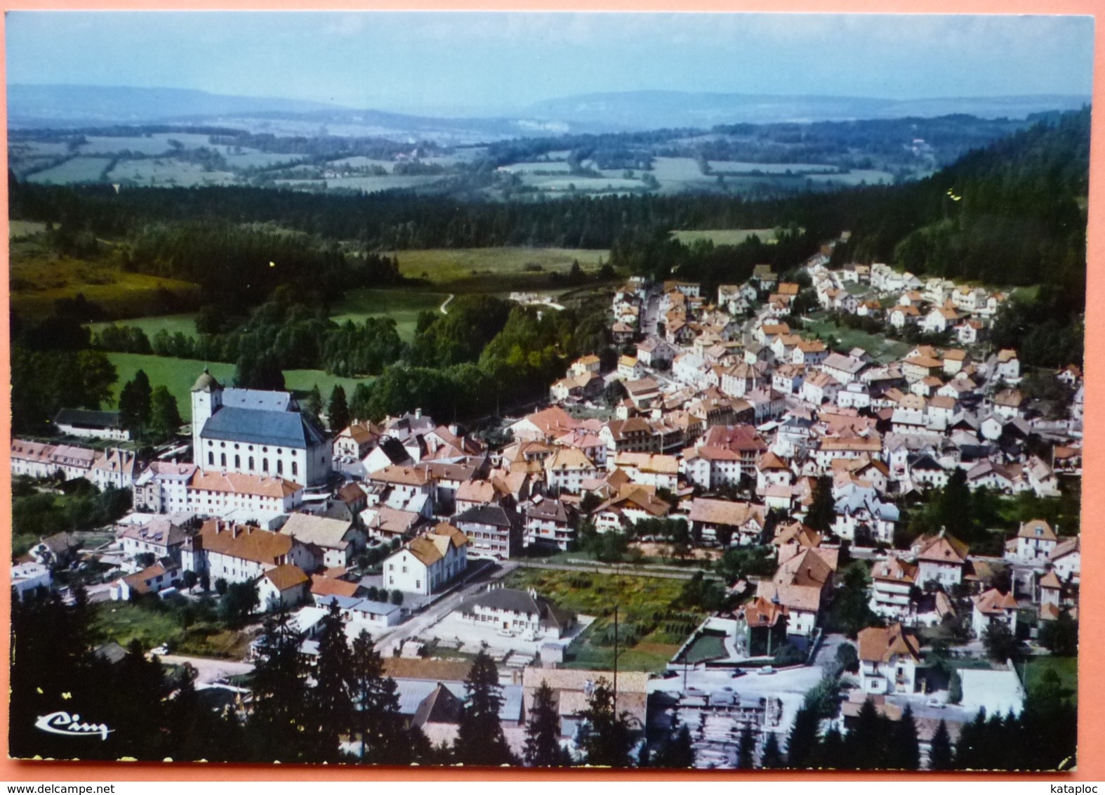 CARTE MAICHE - 25  - VUE GENERALE AERIENNE -SCAN RECTO/VERSO-10 - Autres & Non Classés